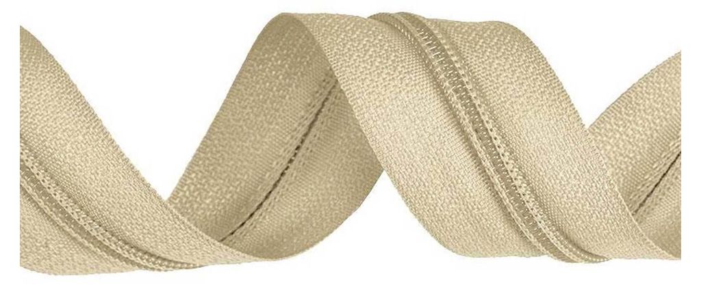 5m Endlos-Reißverschluss 3mm freie Farbwahl,126 sand