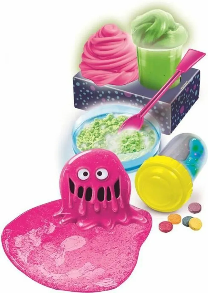 Kit De Slime 32 Couleurs – Cristallin, Phosphorescent, Avec Paillettes, Boules De Mousse Et Breloques – DIY Créatif