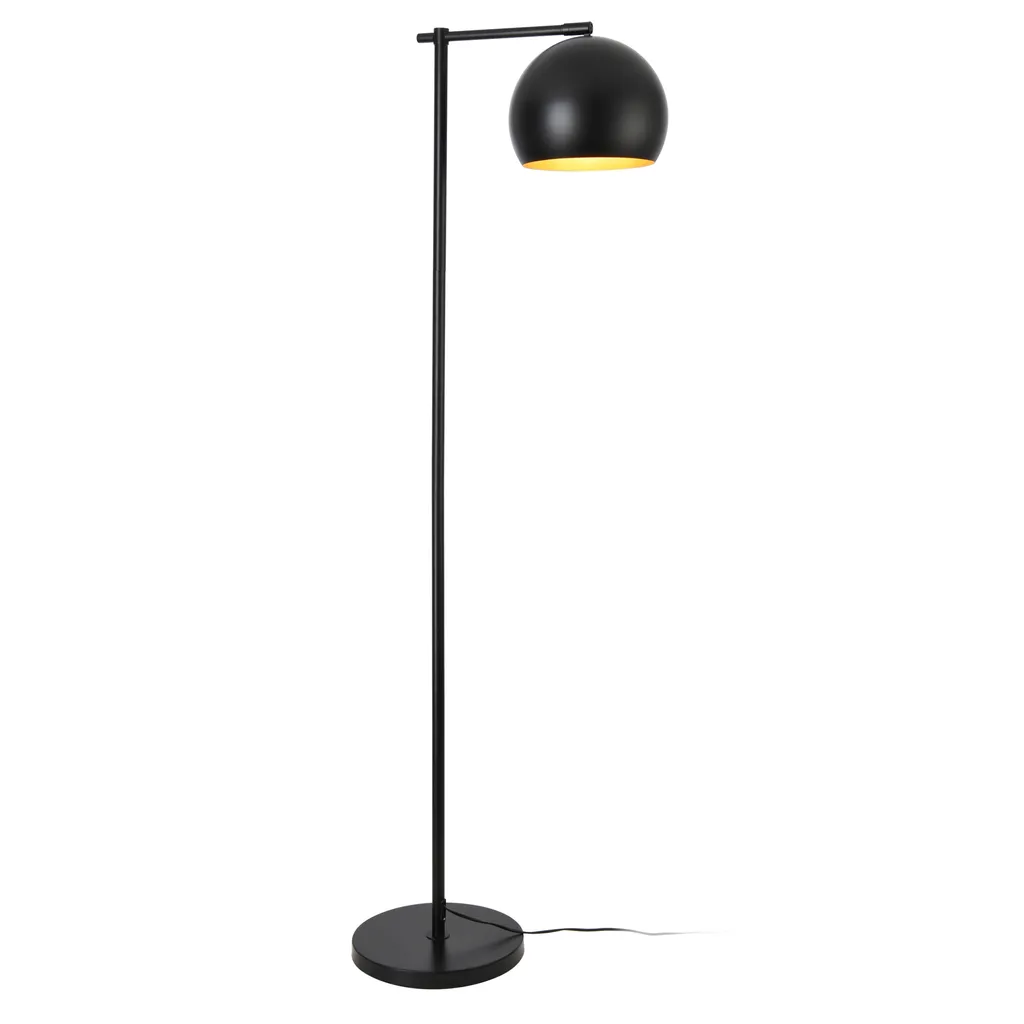 Lampadaire Skiptvet noir 156 cm : solution d'éclairage pour pièce sombre