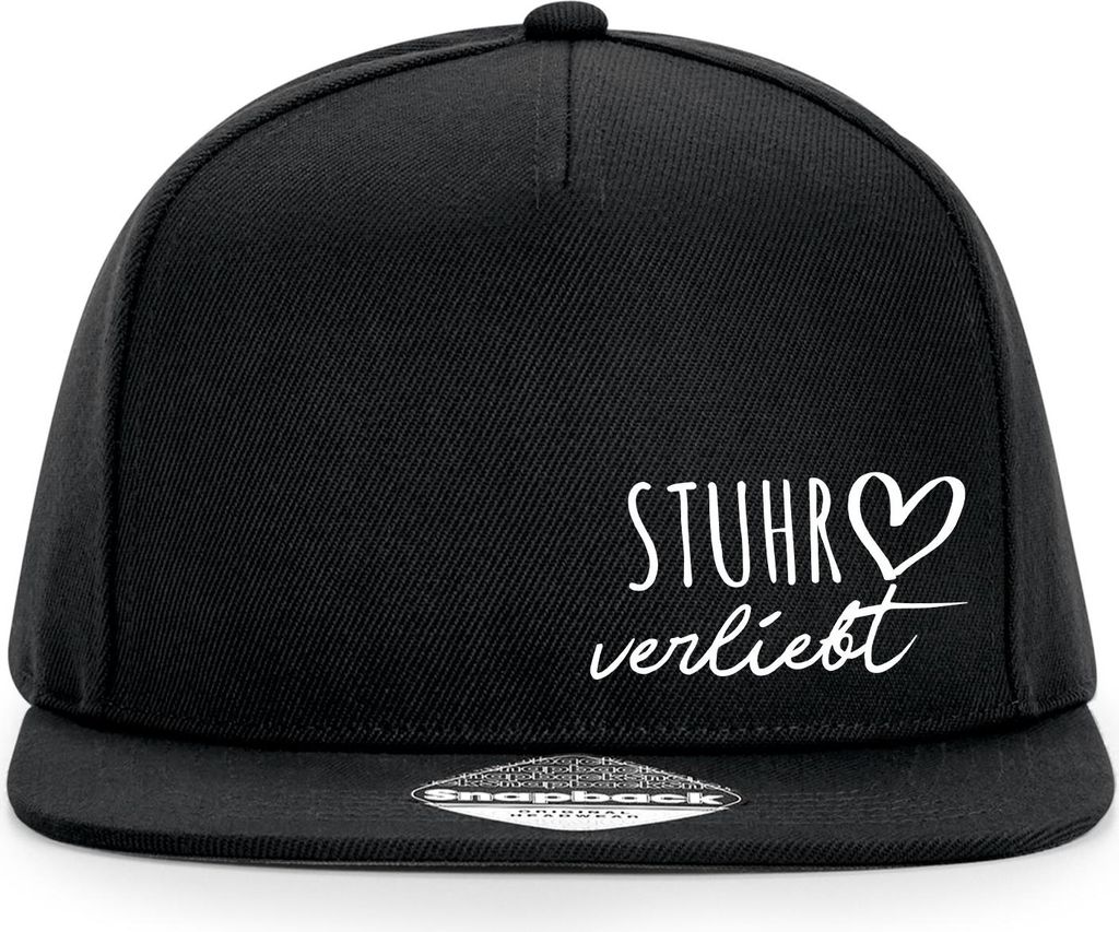 Huuraa Cappy Mütze Stuhr verliebt Black Polyester Snapback Kappe Geschenkidee