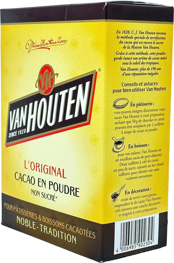 VAN HOUTEN L'ORIGINAL CACAO EN POUDRE non sucré - Kakao Produktbild 