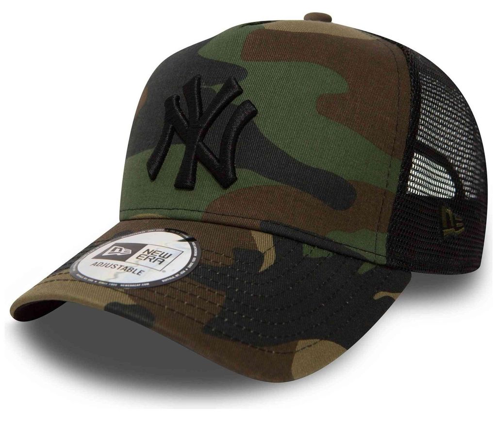 New Era Clean Trucker Cap NY Yankees Camo, Cap:OSFA Produktbild 