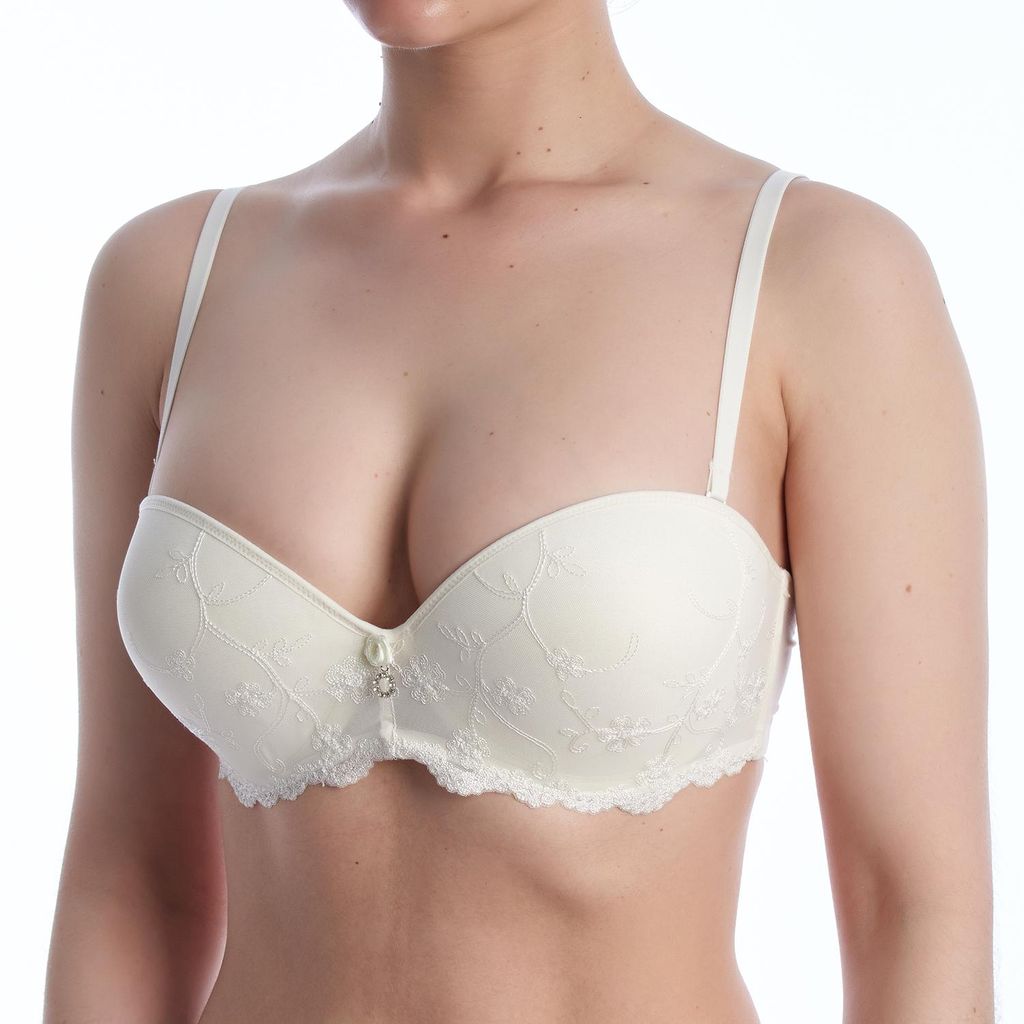 Selene Trägerloser Braut-BH mit Bügel und doppeltem Push-up GALA