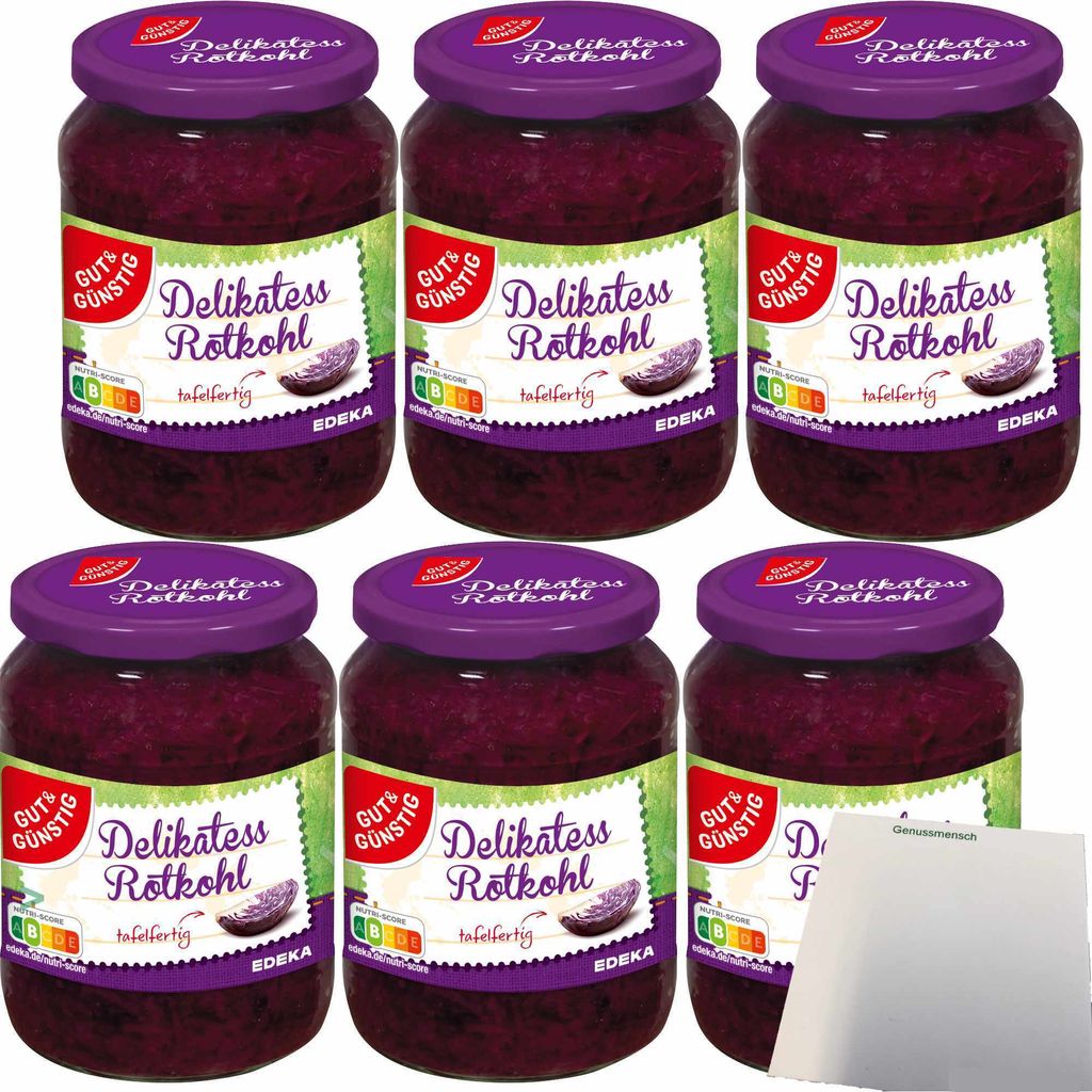 Gut & Günstig Delikatess-Rotkohl tafelfertig erntefrisch Produktbild 