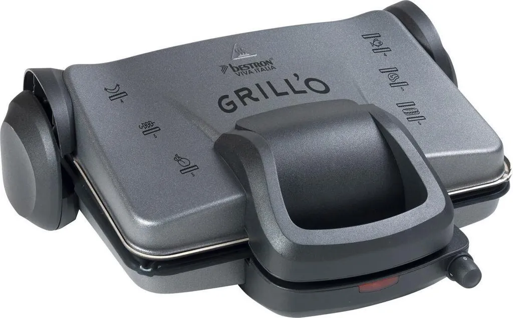 Gril de Contact Bestron 1800W avec Plaques Antiadhésives et Bac Inclus