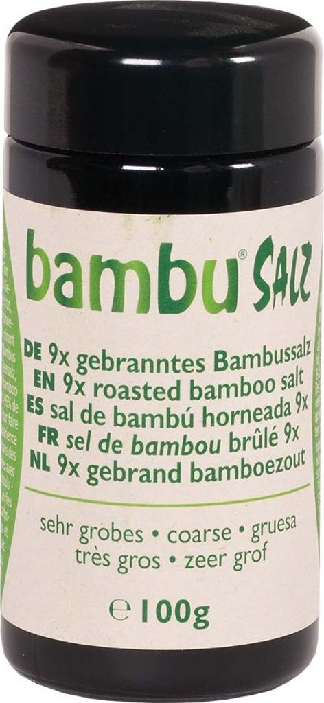 Bambussalz - 9x gebrannt sehr grob 100g Produktbild 