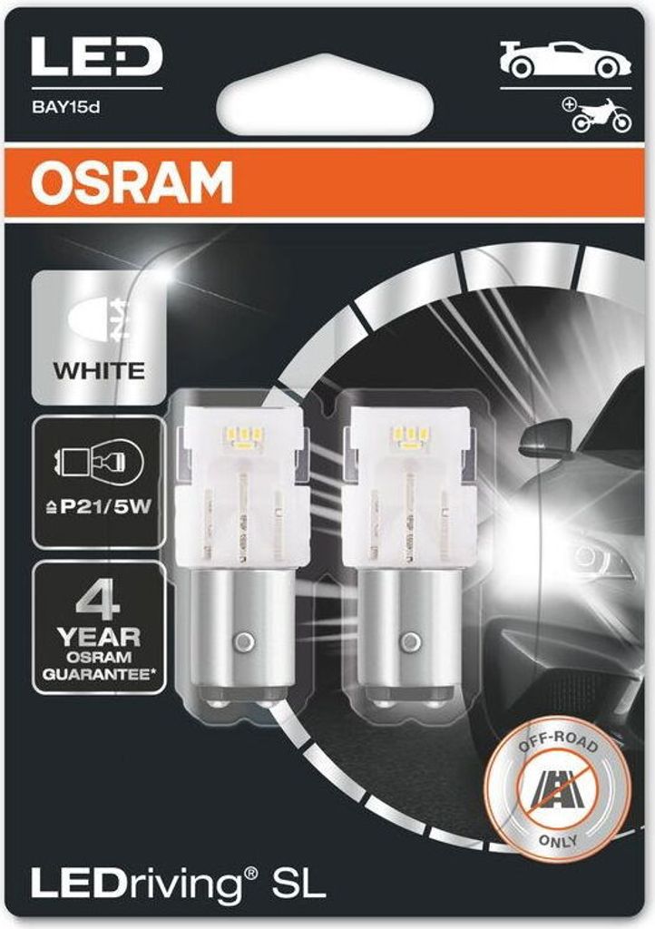 Lampadine LED OSRAM Lampadine per auto 12V 2W BAY15d Immagine del prodotto 