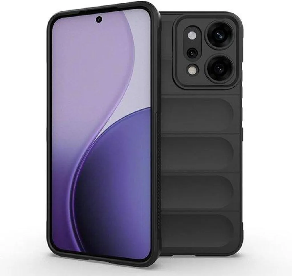 Coque Oppo Reno14 Pro 5G - Protection Noire Anti-Choc aux Bords Souples