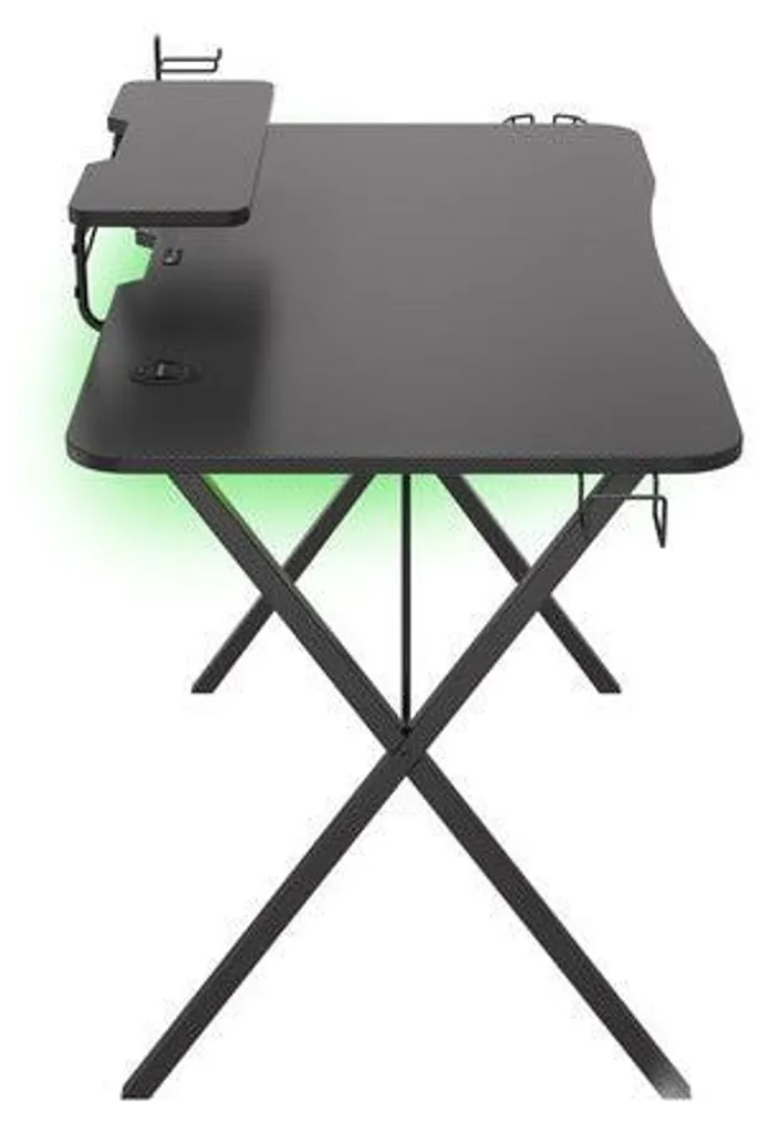 Bureau Gamer Genesis Holm 300 RGB Noir - Table de Jeu 120cm Ergonomique - 14