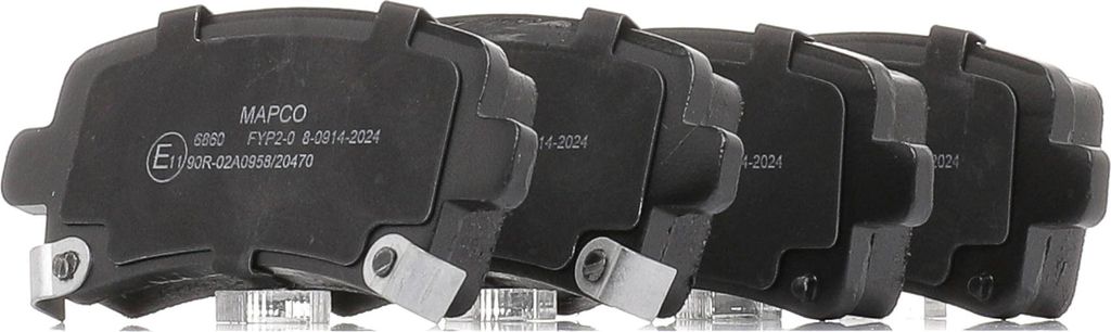 MAPCO 6860 Bremsbeläge Satz Hinten für OPEL INSIGNIA Produktbild 