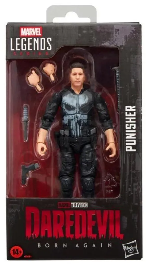 Punisher Marvel Legends Figurine Articulée 15cm Daredevil Born Again Pro
