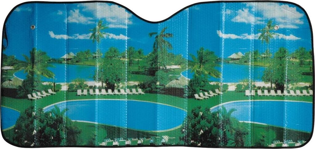 Alu Sonnenschutz mit Motiv Produktbild 