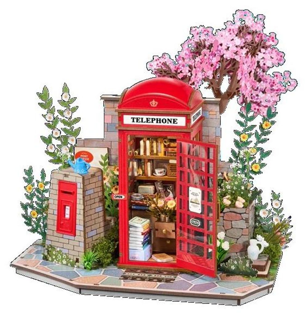 3D-Puzzle, Blossom Book Booth, Holz, RoLife, 116 Teile Produktbild 