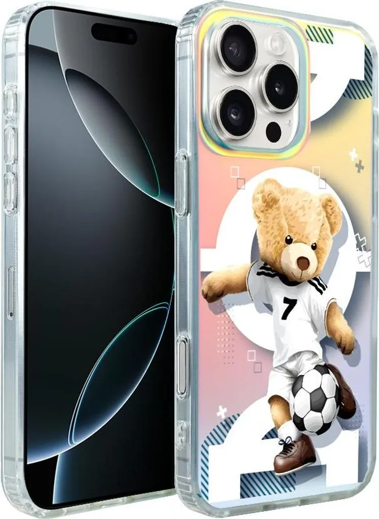 IBIZU Cover iPhone 16 Pro Max Football Boy Cambio Colore MagSafe