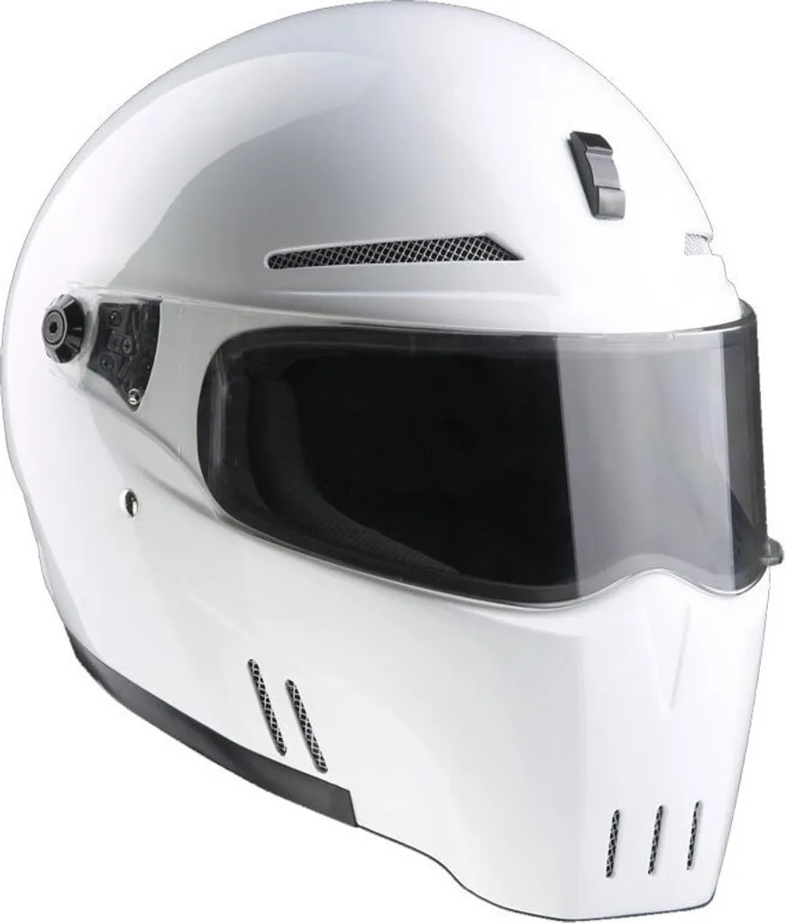Casque moto Bandit Alien II Blanc Taille L 59/60 pour motards exigeants