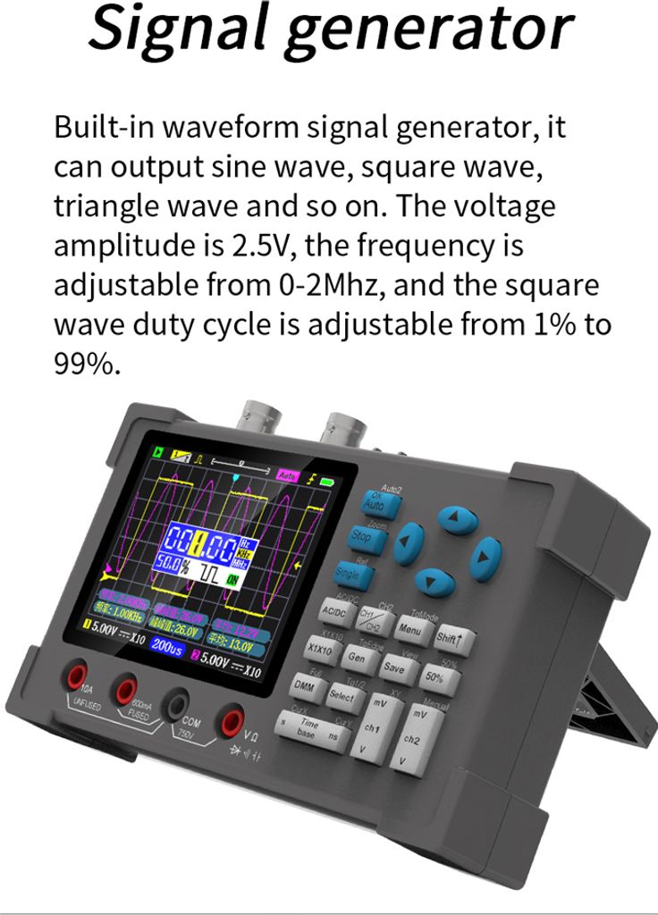ZT-703S Multimeter, Scoop en Signaalgenerator