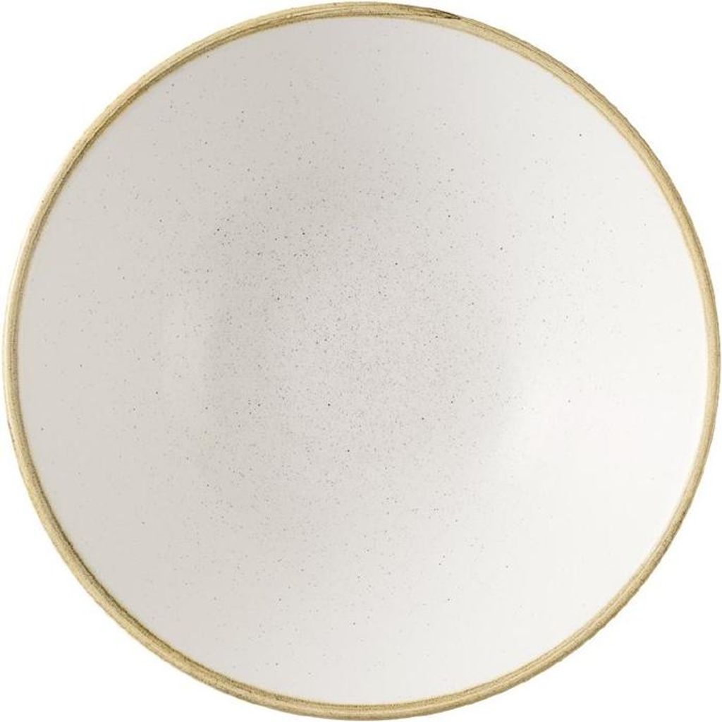 Churchill Stonecast Barley White Tiefe Coupe-Schüsseln, 180 mm, (6 Stück)
