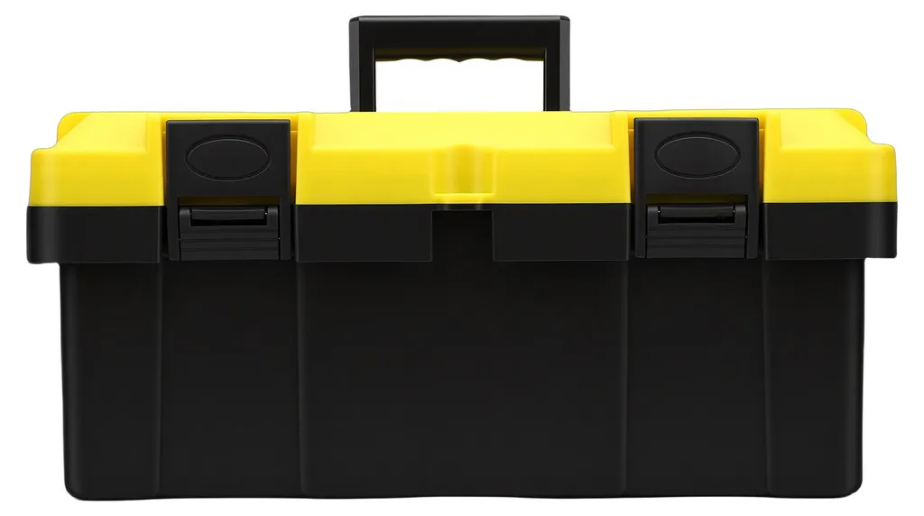 Mallette de rangement outils 19" avec insert amovible et couvercle
