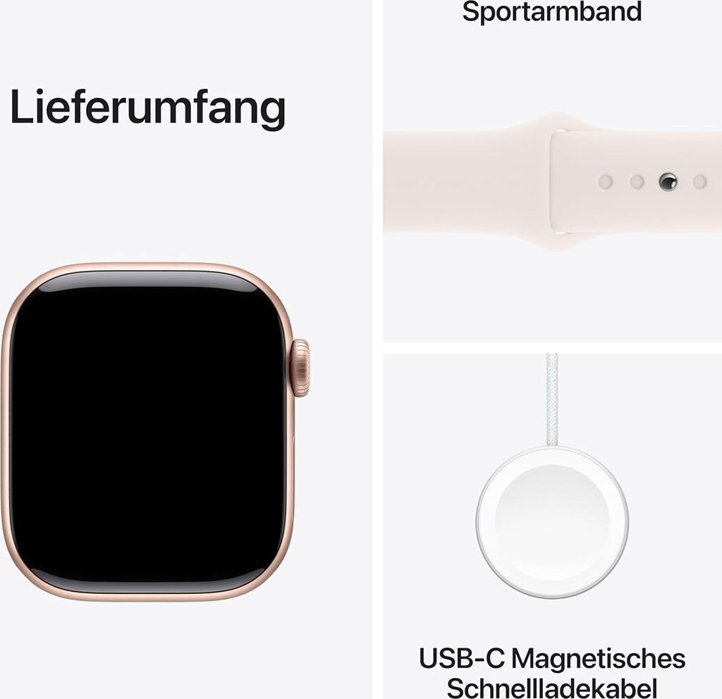 Watch Series 10 GPS, 42 mm Aluminiumgehäuse Rosegold, Produktbild 11