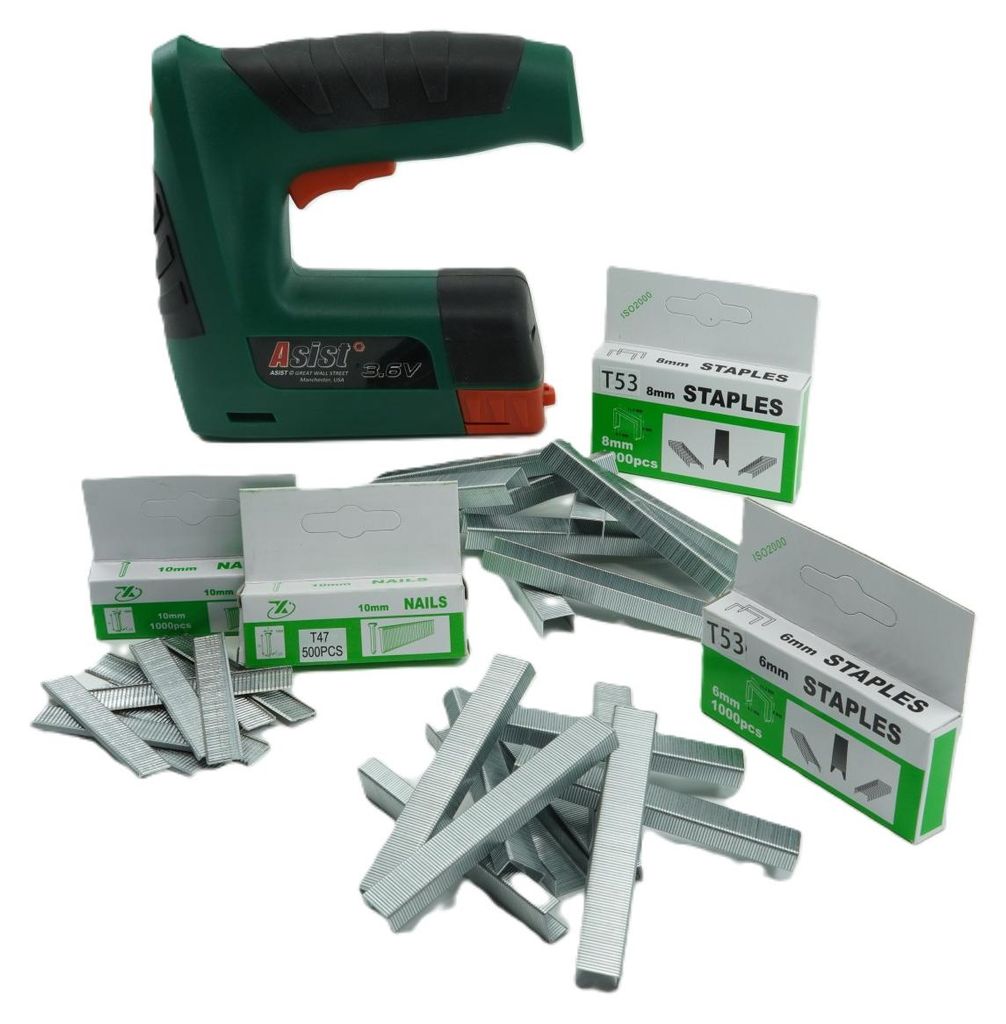 AE2ST03DN Akku-Tacker 3,6 V + 3000 Stück Zubehör Produktbild 
