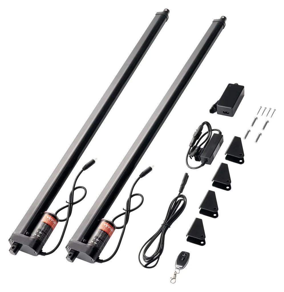 Actionneur linéaire 12V 1000N étanche IP54 course longue 30 pouces