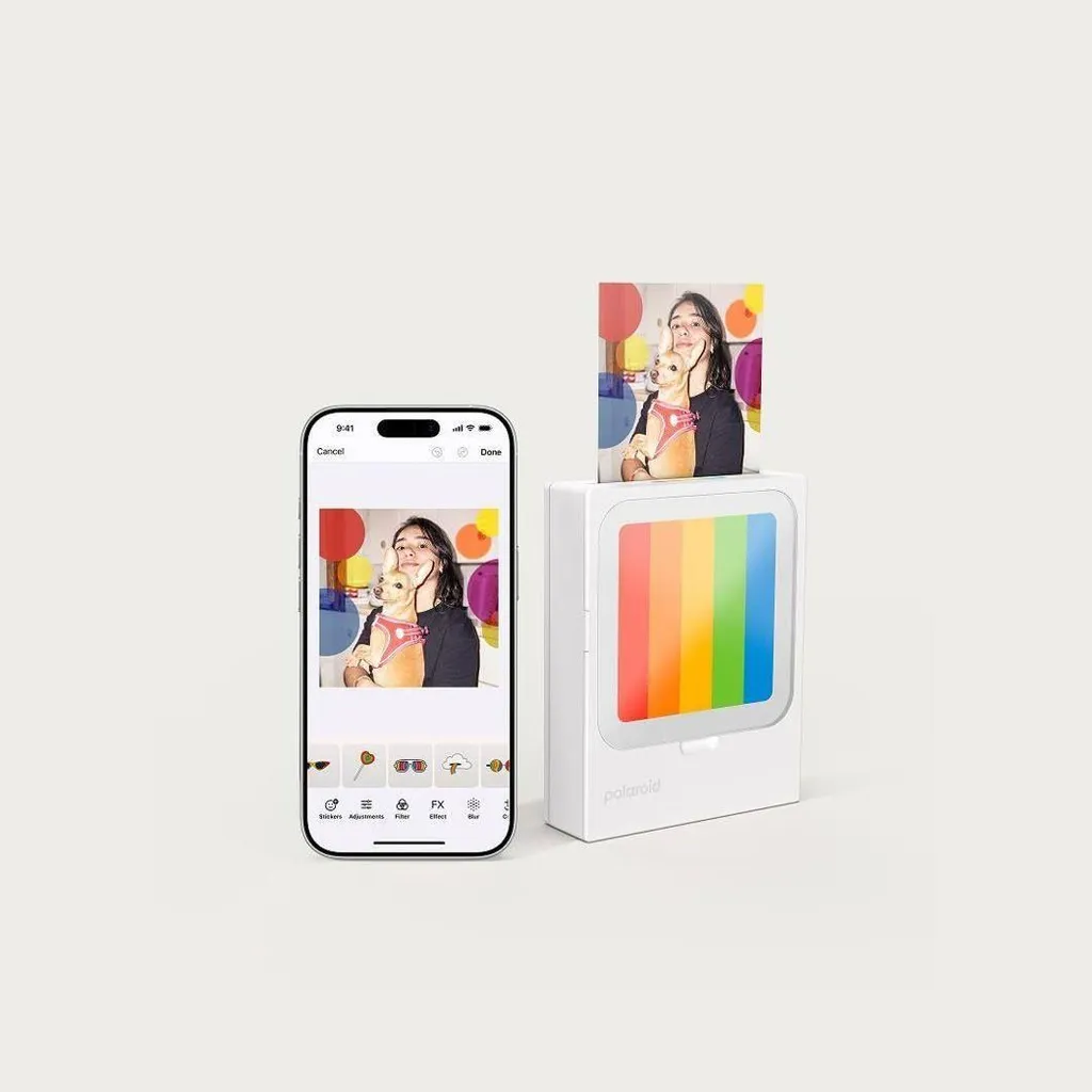 Imprimante photo Polaroid HiPrint 3x3 blanche Everything Box - 3