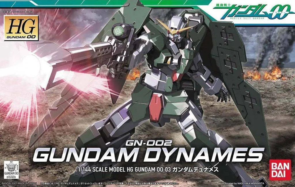 Gundam Dynames HG 1/144 GN-002 Modèle Réduit Figurine à Monter