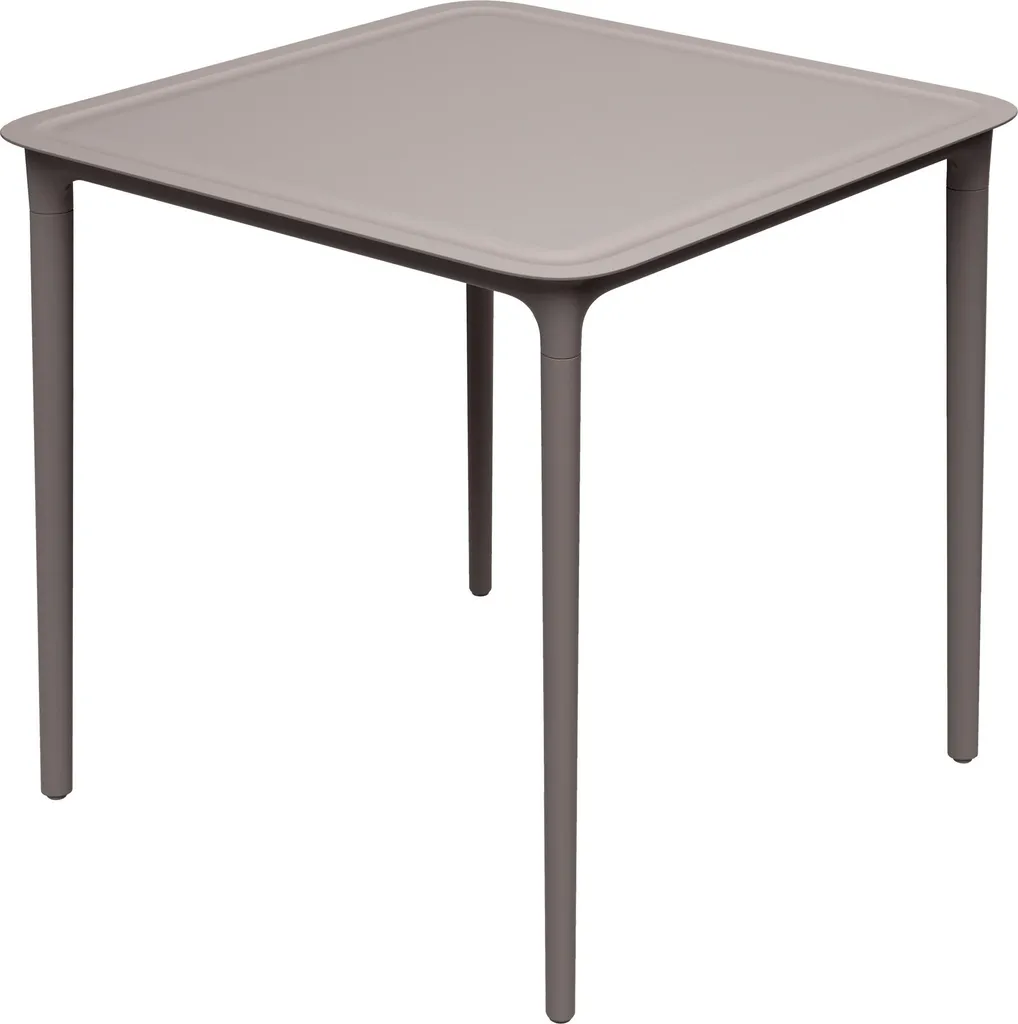 Table carrée stable Gris AGATE : la solution pour vos petits espaces