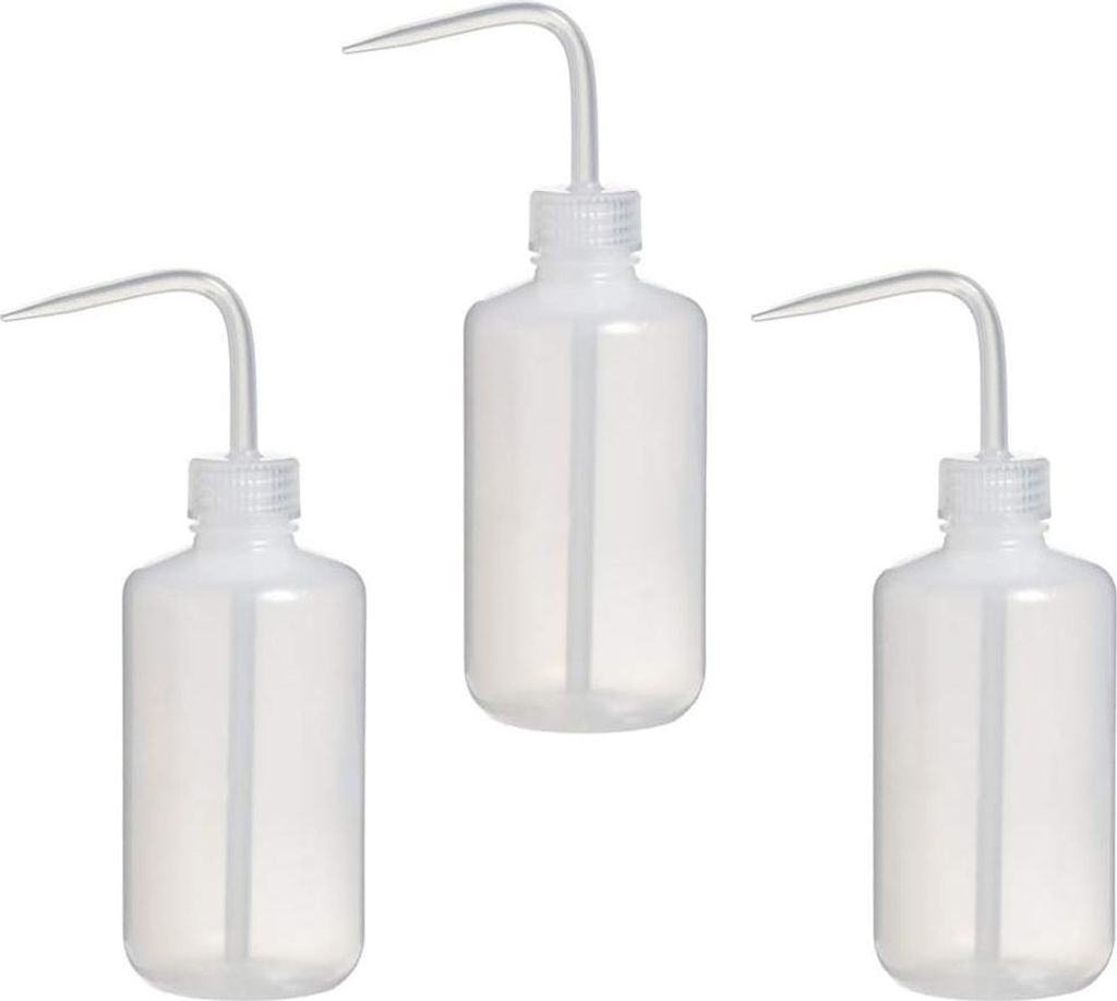 3 Stück 250ml Gießkanne - Kunststoff Sicherheits-Gießflasche - Sicher zu Waschen - Werkzeuge zum Gießen von Sukkulenten - Kleine Topfpflanzen u...