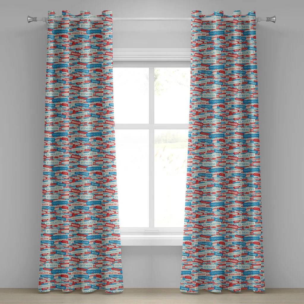 Tende Decorative Wellness ABAKUHAUS: Collage Salute e Fitness 280x245