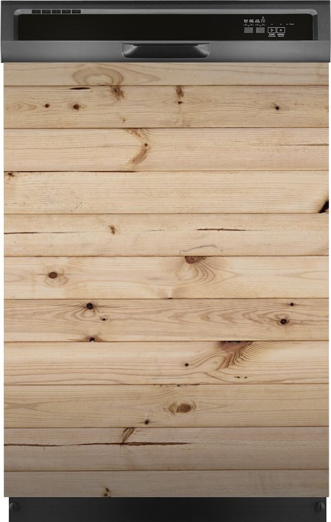 Magnete Dekorative 60x80 cm Küche Magnetmatte Spülmaschine - Helles Holz