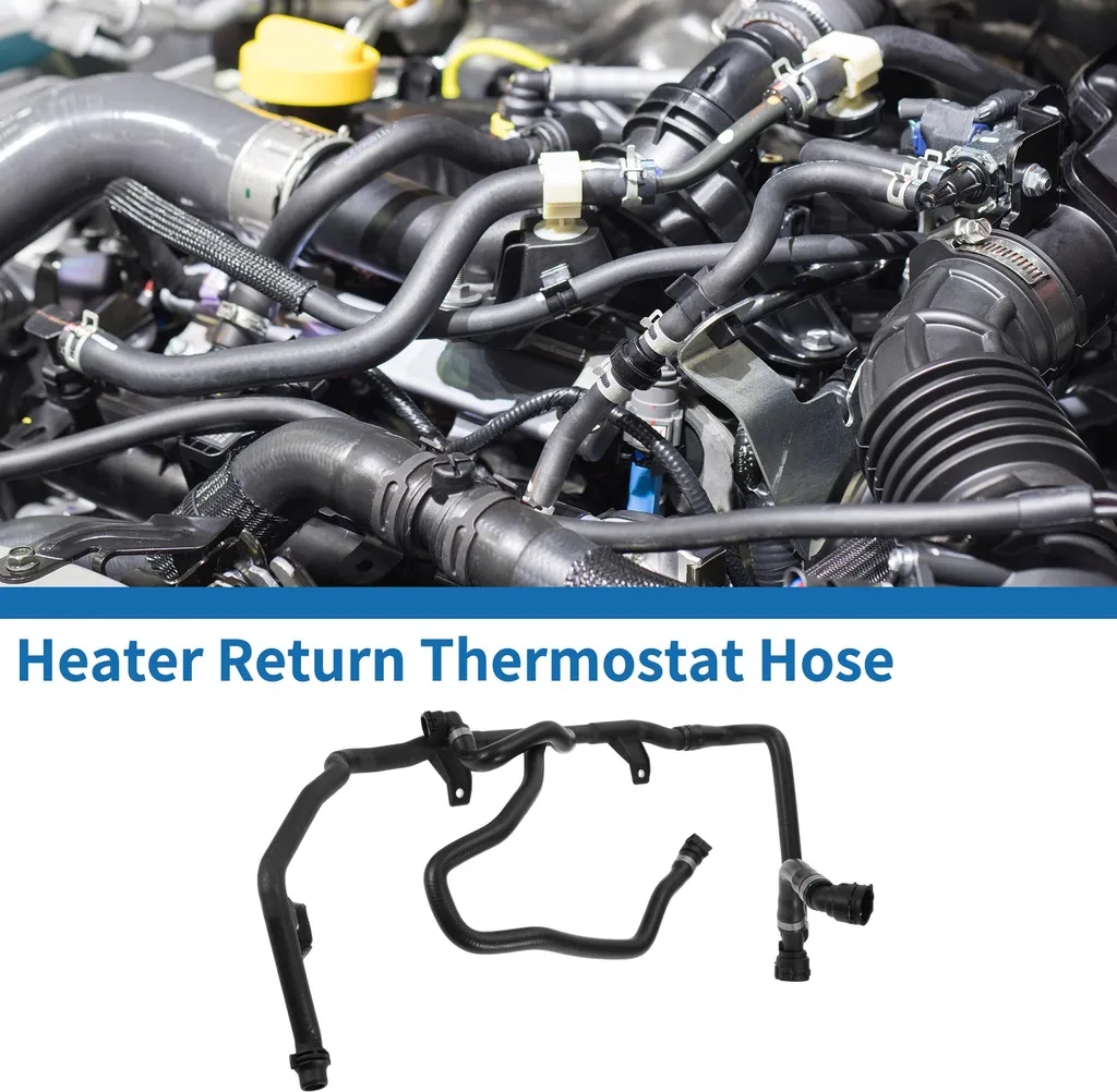 Tuyau d'Eau avec Thermostat pour BMW 120i et 318i - Pièce Moteur Noire