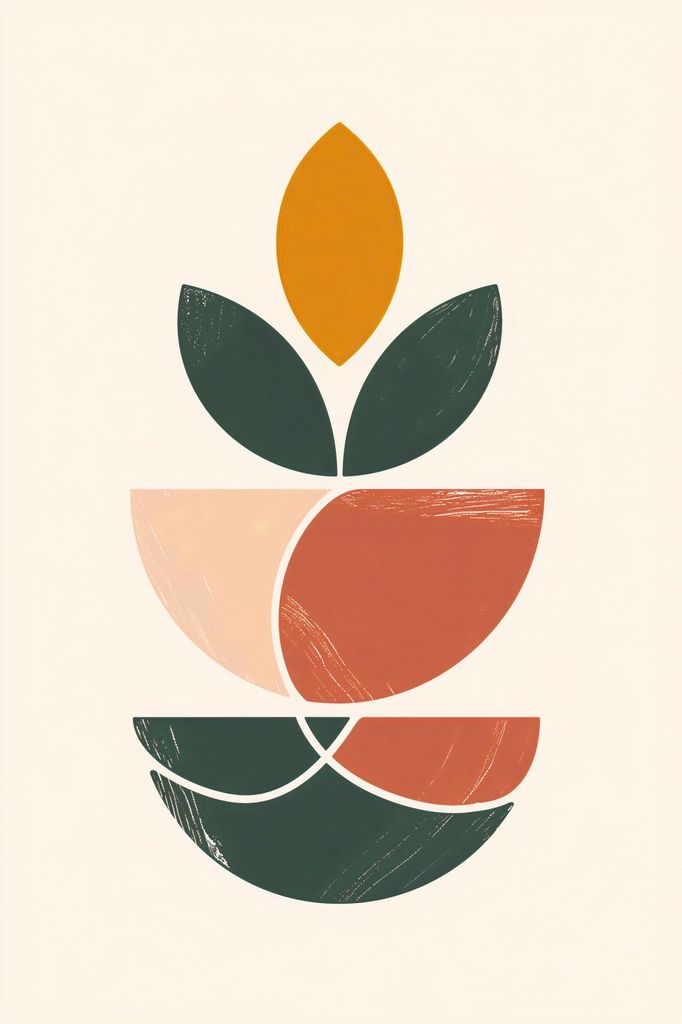 Plakate für das moderne Boho-Wohnzimmer 61x91,5cm Nachhaltiges Wachstum