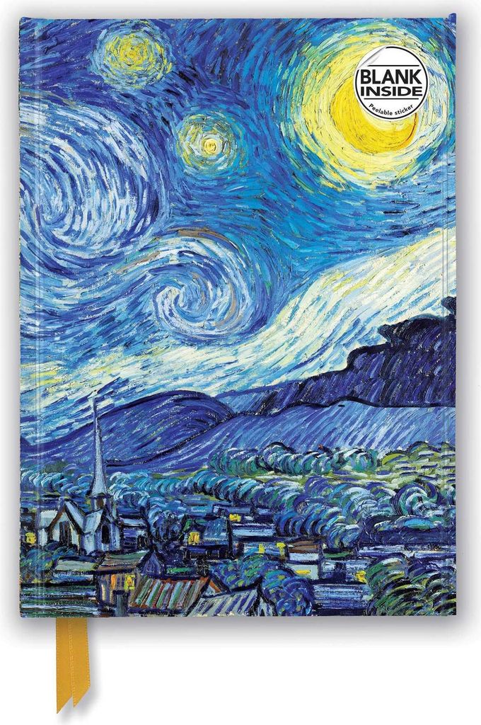 Vincent Van Gogh: The Starry Night (Foiled Blank Journal)
