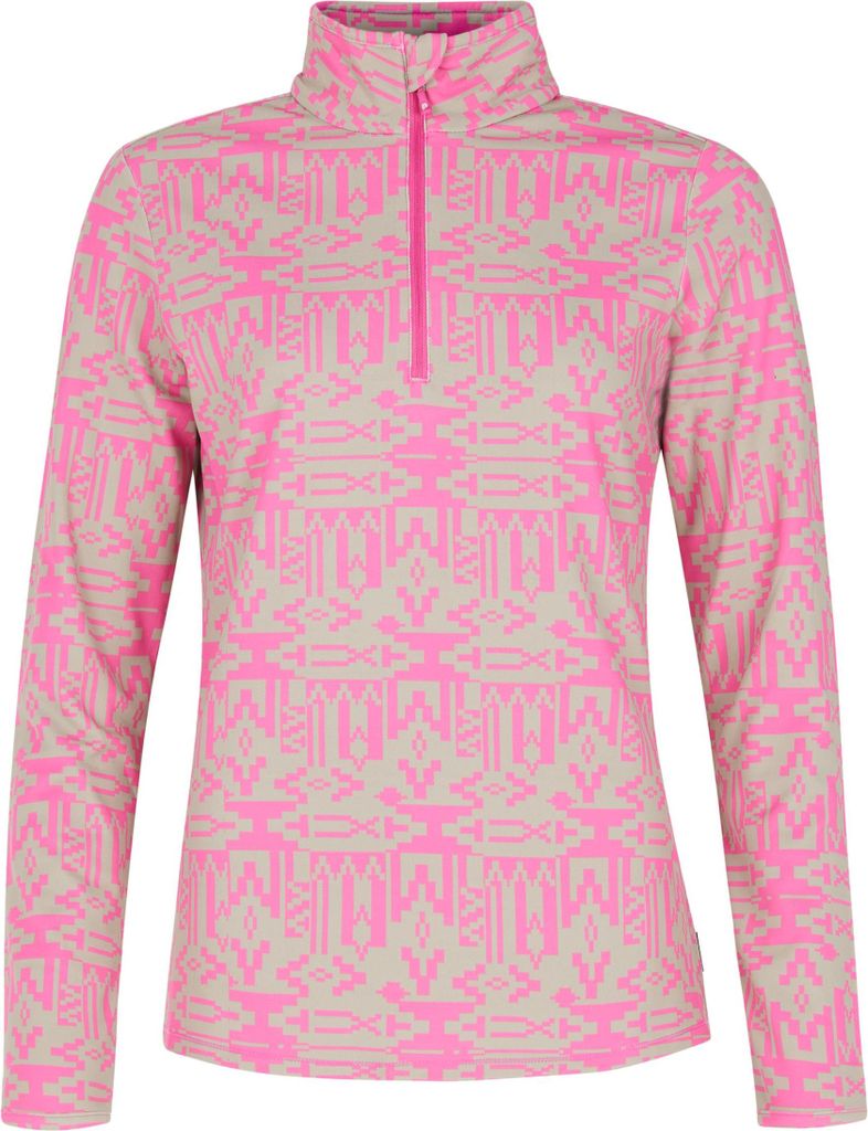 Protest PRTKACEY 1/4 zip active top Foxy Pink XL/42