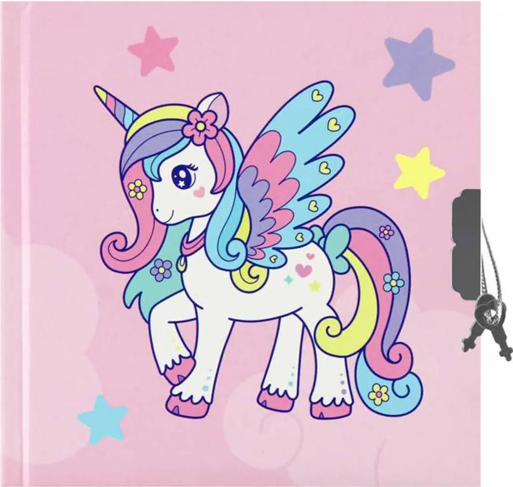 Mini Diario Segreto Unicorno 13,5x13,5 cm: Must-Have per Piccole Dreamer