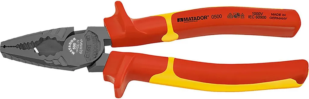 Pinza Universale VDE Kraft 165mm DIN ISO 5746 | Isolamento 1000V Professionale