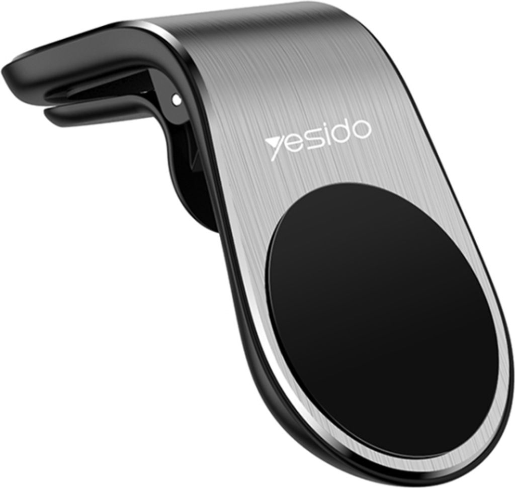 Yesido C64 Auto Luft Vent Stark Magnet Telefonhalter (Silber)