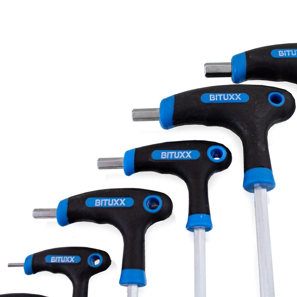 TengTools Torx-Schlüssel-Set 7-teilig – T-Griff, CrMo-Stahl, Für TX/TPX-Schrauben, Mit Aufbewahrung