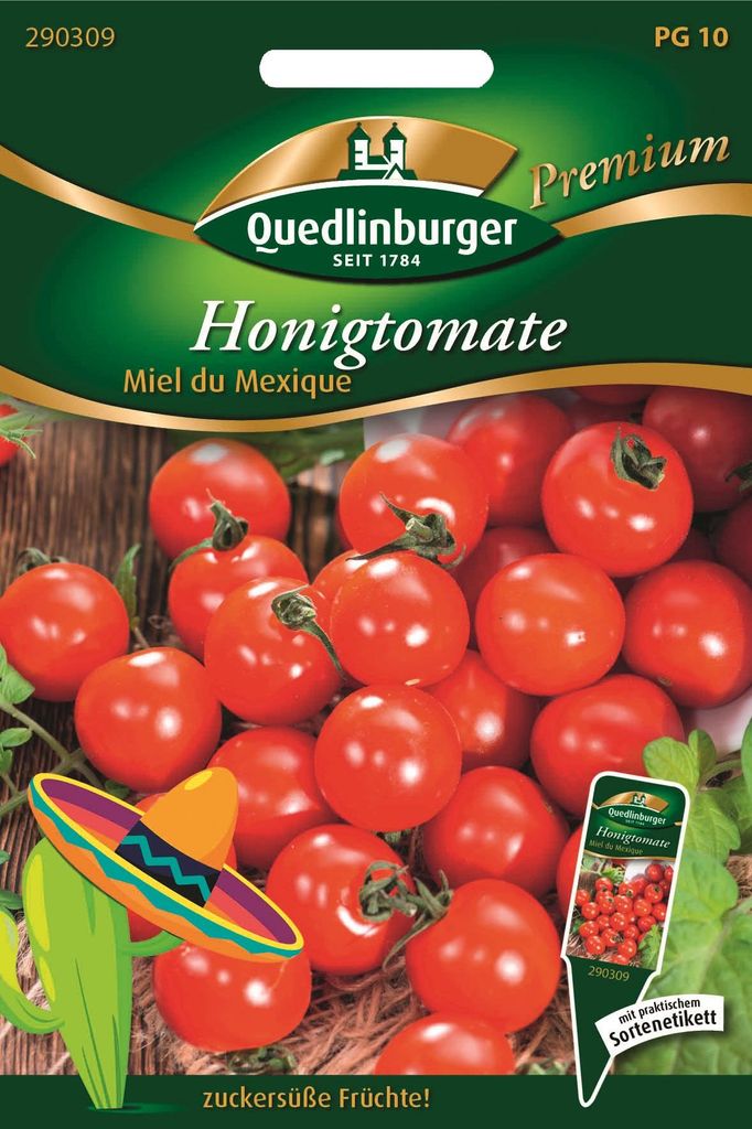 Tomaten Honig- Miel du Mexique Quedlinburger Gemüsesamen Produktbild 