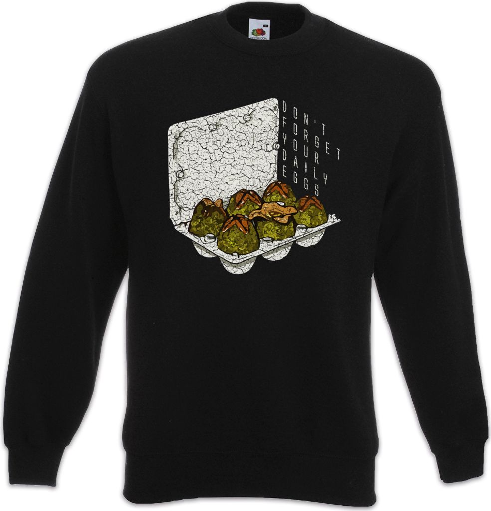 Urban Backwoods Alien Eggs, Sweatshirt, Farbe: Schwarz, Produktbild 