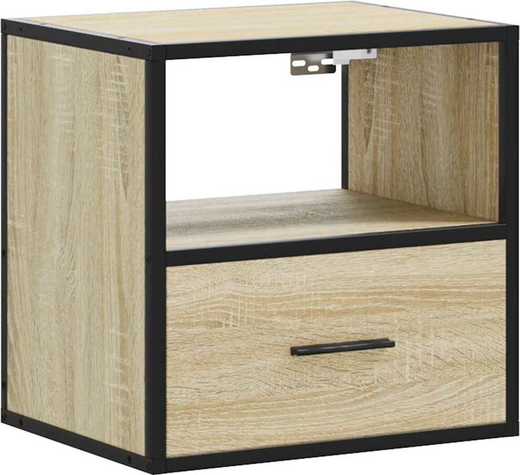Maison Exclusive - Wand-Nachttisch Sonoma-Eiche 40x31x39,5 cm