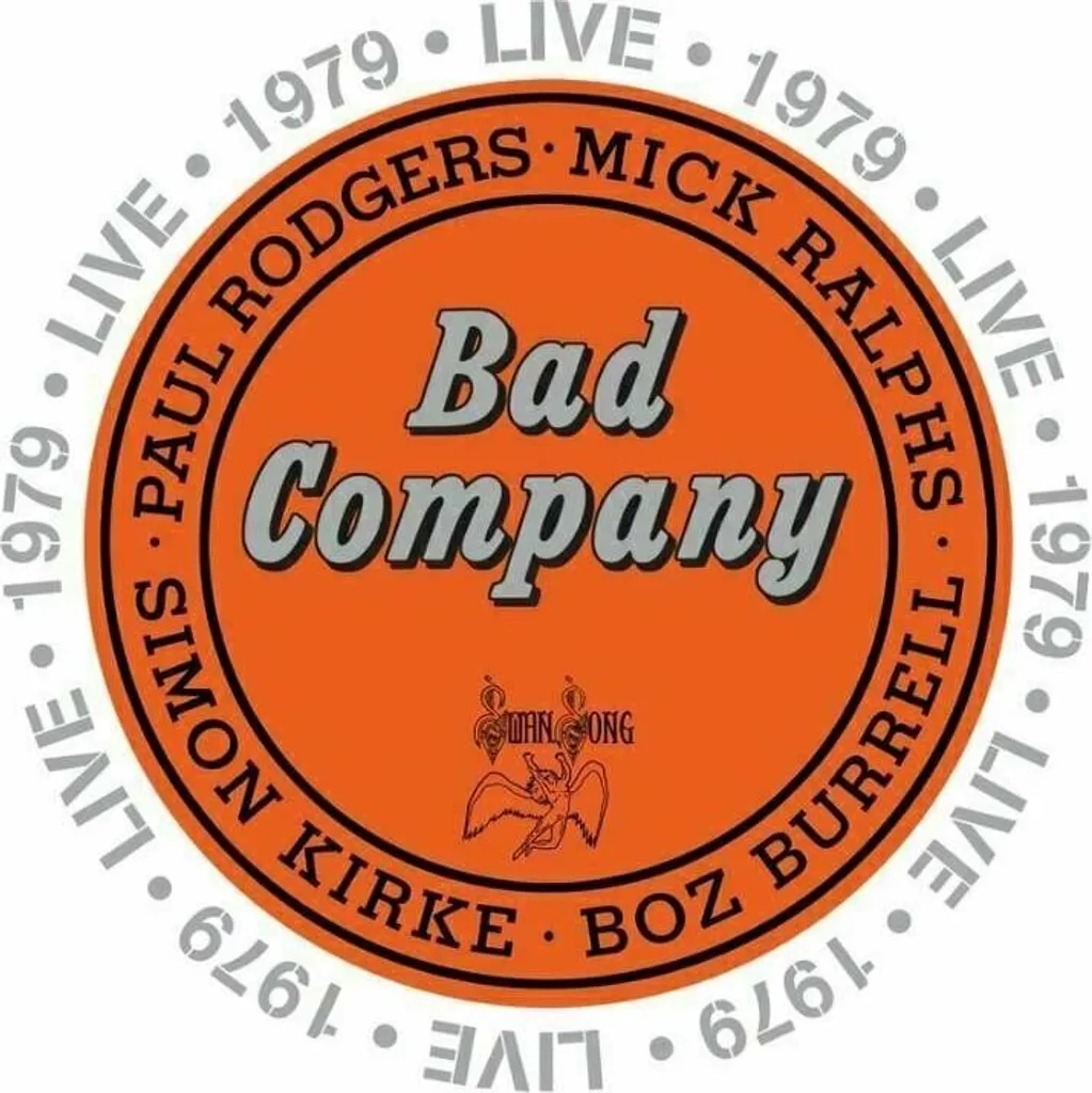 Album Bad Company Live 1979 Vinyle RSD Rare Édition Orange Limitée