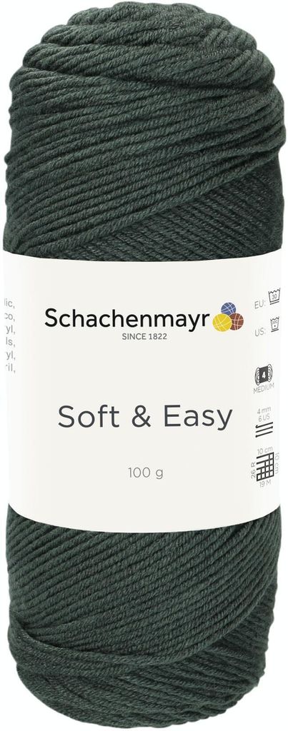 Schachenmayr Soft & Easy, 100g Oliv Handstrickgarne Produktbild 