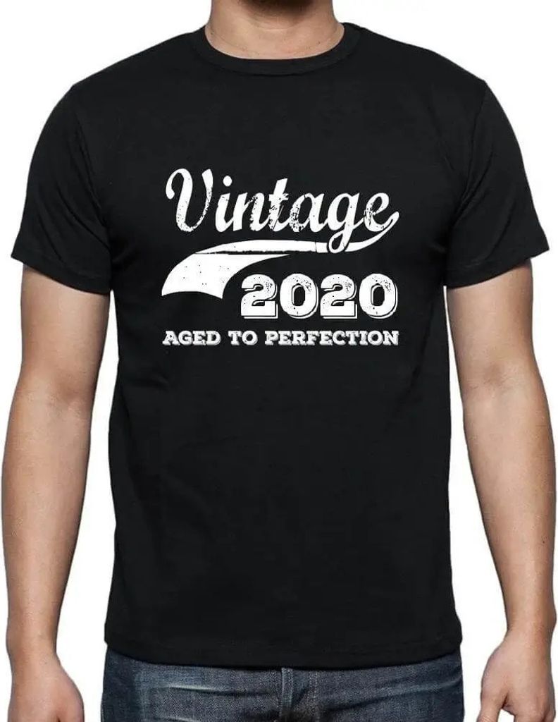 Herren Grafik T-Shirt Bis zur Perfektion gereift 2020 – Aged To Perfection 2020 – Geschenk 4. Geburtstag Jahrestag 4 Jahre Jubiläum 4 Jährige...