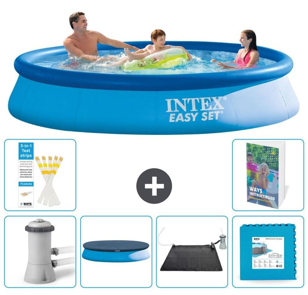 Easy Set Pool Rund - 366x76 cm - 7-teilig S273