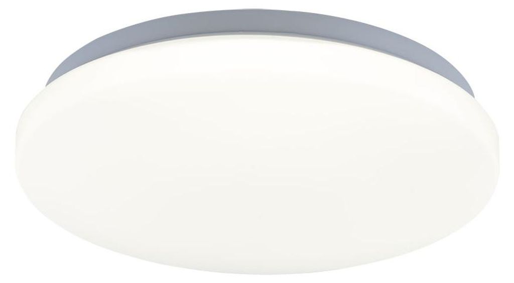 LED Deckenlampe, weiß, Metall, neuralweiß, rund, D 28 cm Produktbild 