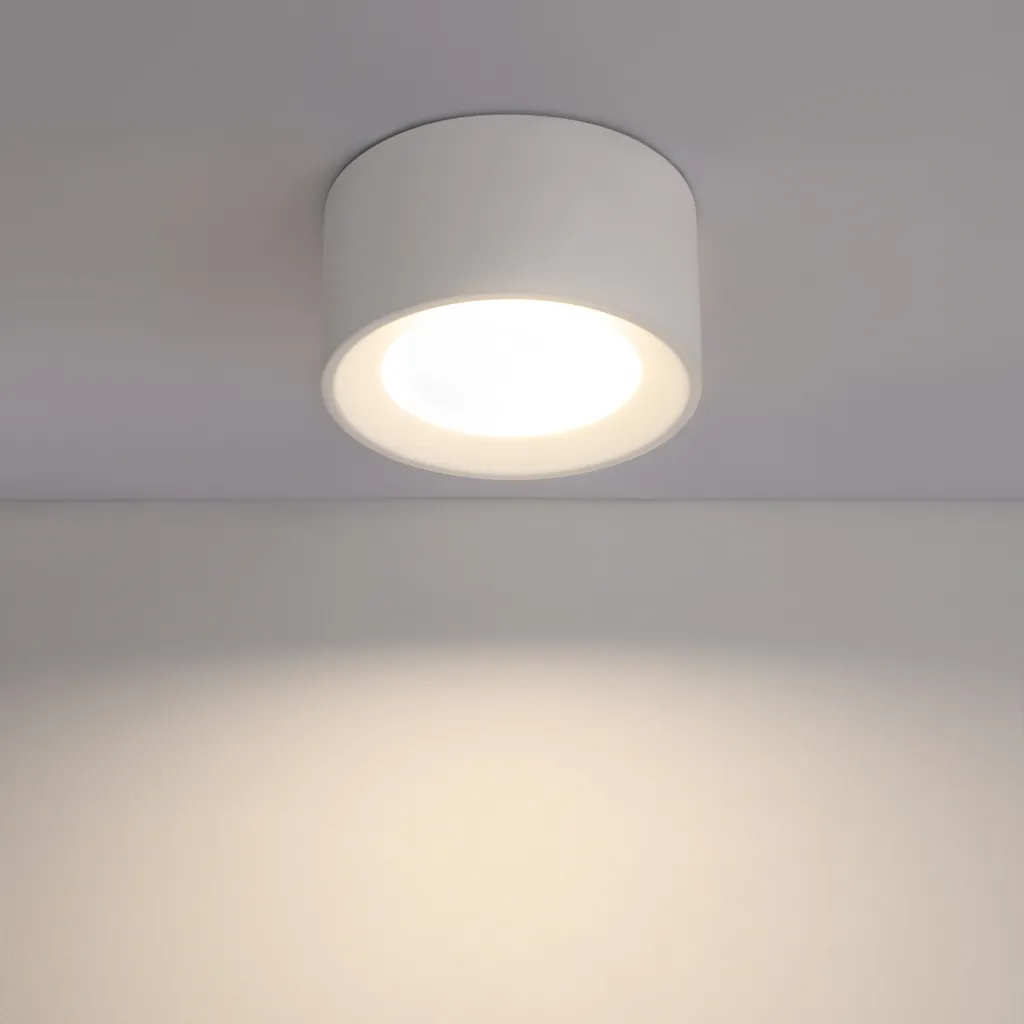 Faretto Bianco GX53 ZMH - Spot a Soffitto Moderno per Soggiorno