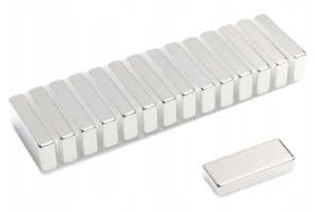 Top Magnesy - 50 Stück Neodym Magnete 25x10x5 mm N38 - extra starke Haftmagnete für Montage, Werkstatt & Industrie