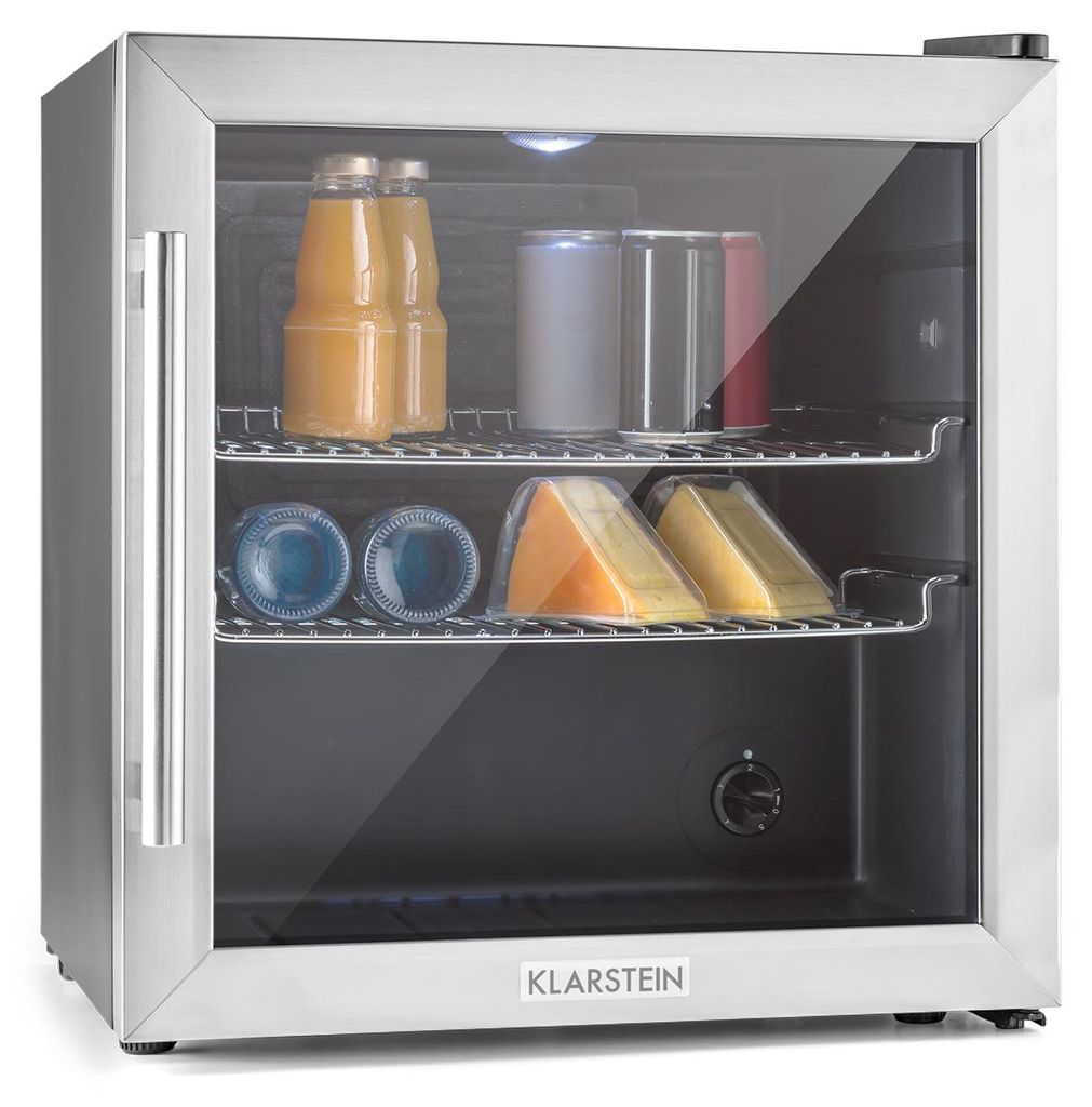 Klarstein Mini Kühlschrank mit Glastür, Mini-Kühlschrank Produktbild 